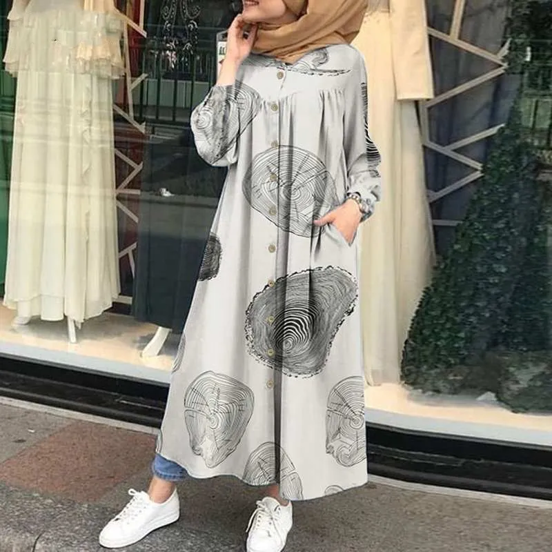 

Literature and art national style retro national long sleeve vertical collar loose women's windbreaker
