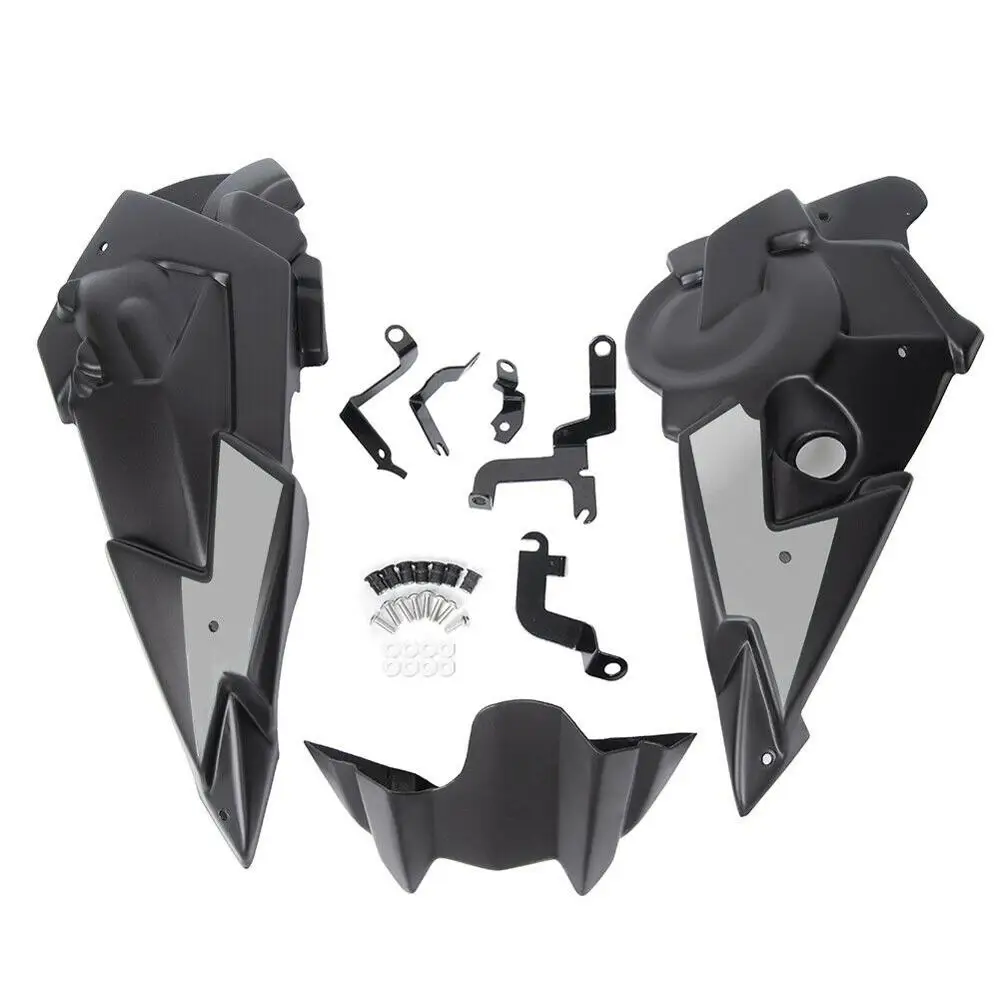 Grey ABS Bellypan двигателя обтекатель спойлера с Монтажный комплект для Yamaha FZ-07 MT-07 FZ07 MT07 MT FZ 07 - Цвет: Grey