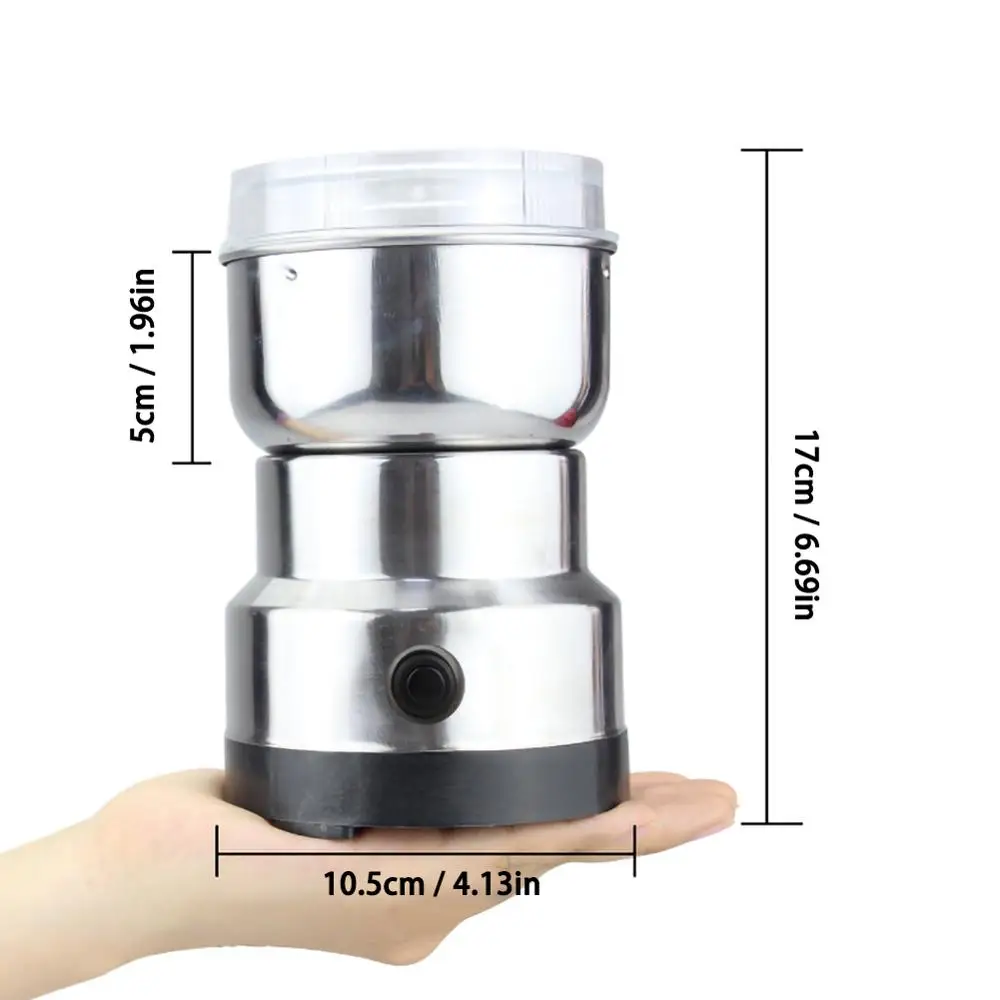 220V Электрический Нержавеющая сталь шлифовальный Кофе фасоли фрезерный станок