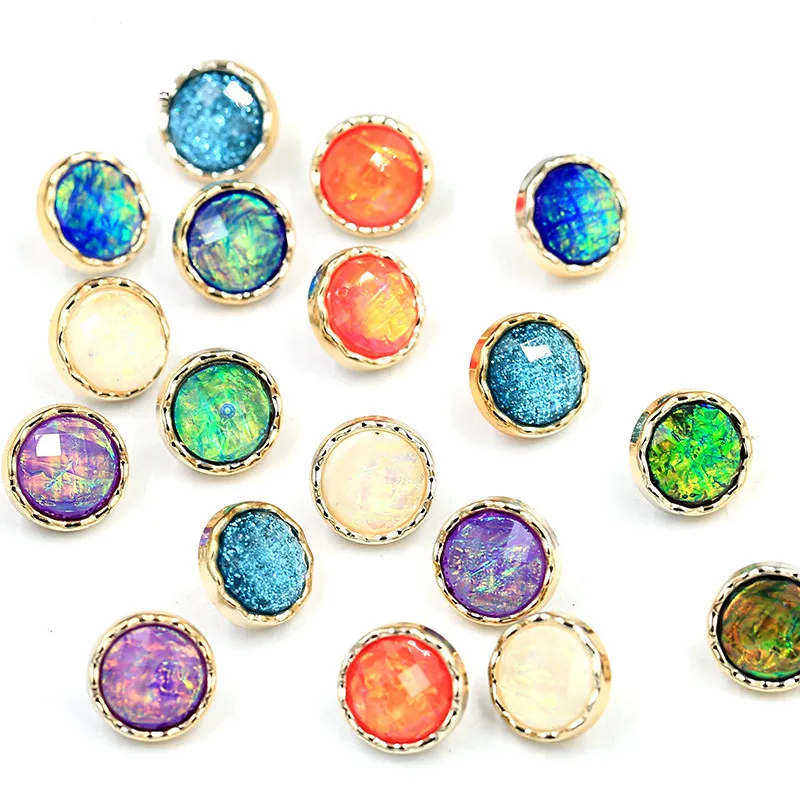 10 шт. круглые пластиковые пуговицы с хвостовиком 11 5/12 5 мм|Пуговицы| |