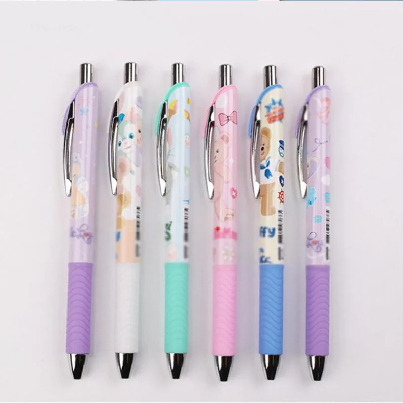 

30 pcs/lot Creative Animal Press Gel Pen Kawaii 0.5mm Black Ink Neutral Pens Stationery Office School Writing Supplies