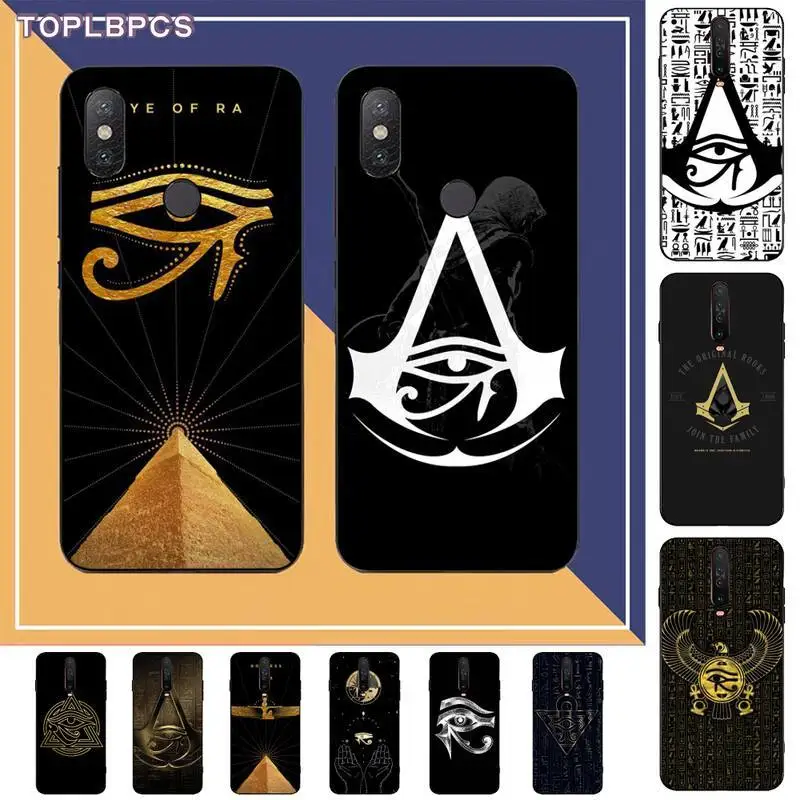

TOPLBPCS Mysterious ancient Egypt Coque Shell Phone Case for RedMi note 9 4 5 6 7 5a 8 9 pro max 4X 5A 8T