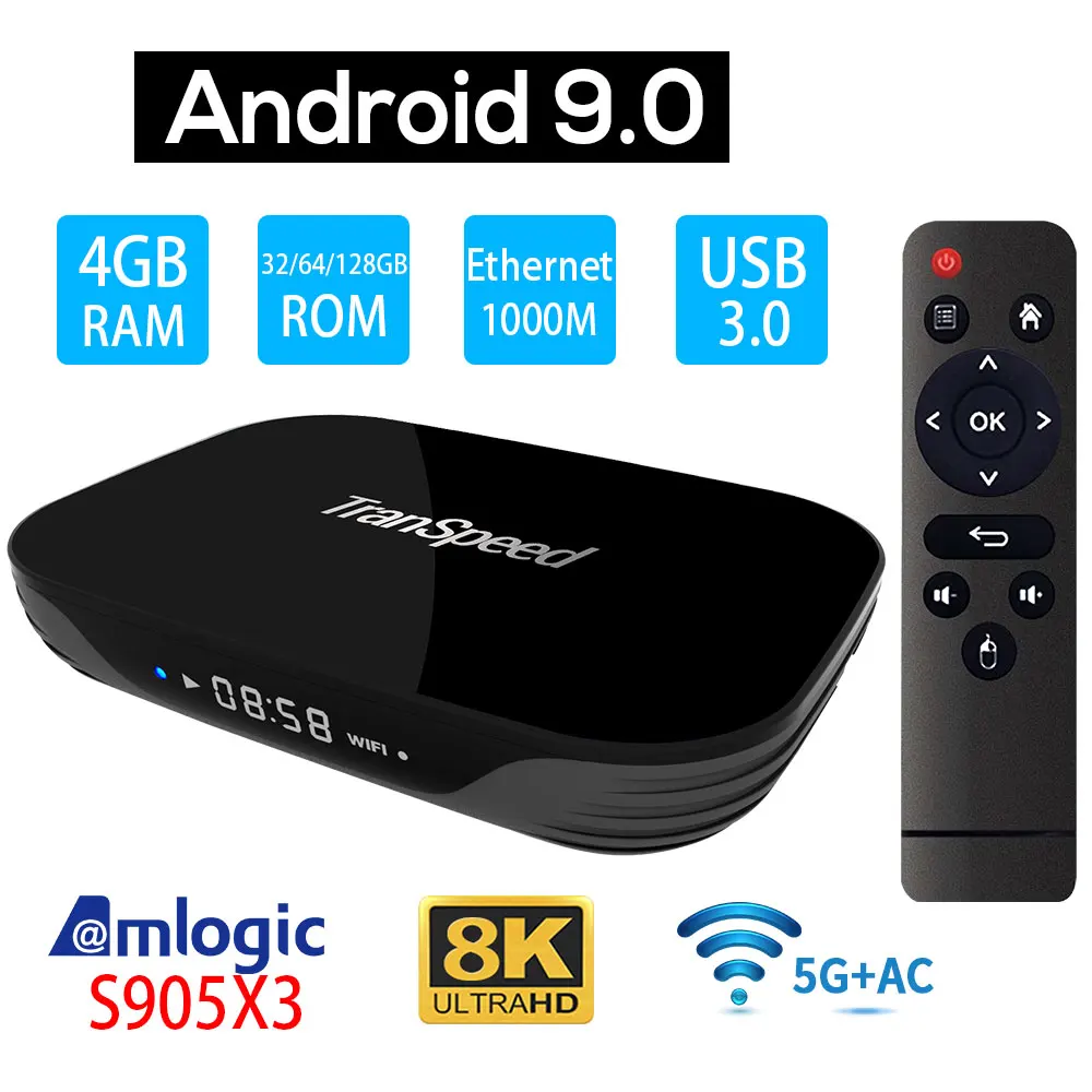 X3 Air Android Tv Box 4 ГБ 32 64 Гб 128 медиаплеер 1000 м Wifi четырехъядерный 8K 24fps Netflix Youtude Amlogic S905X3