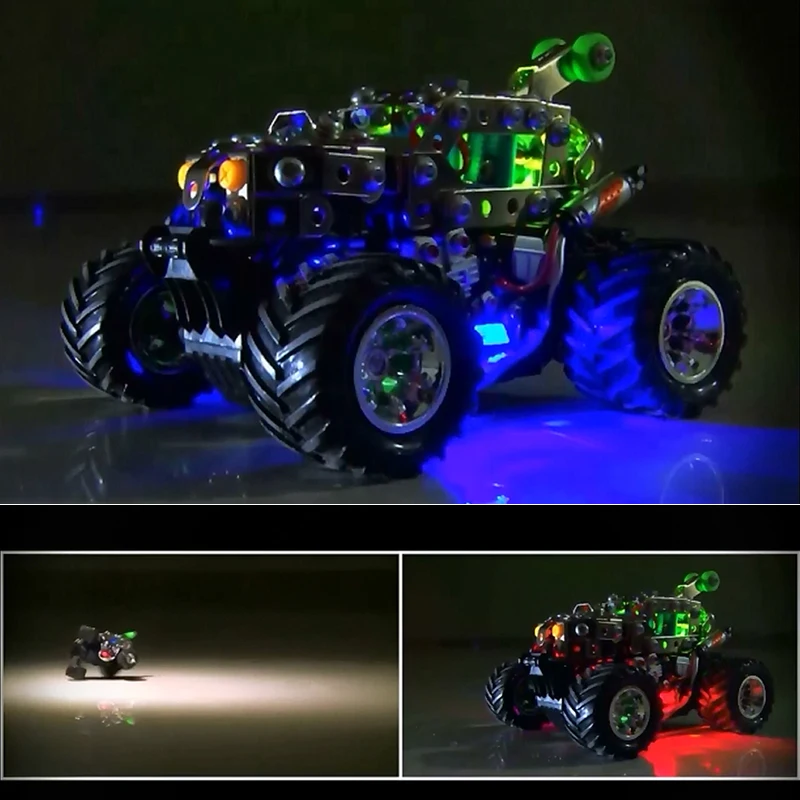 Стальные блоки игрушки с дистанционным управлением 3D головоломка металлические