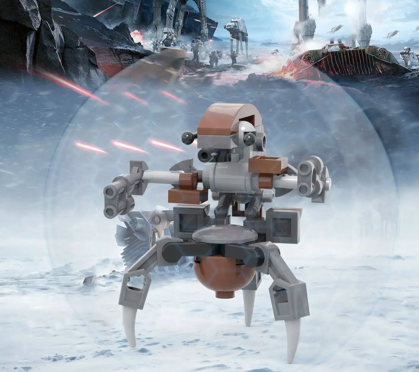 Робот-конструктор разрушение из серии Звездные космические войны эсминец