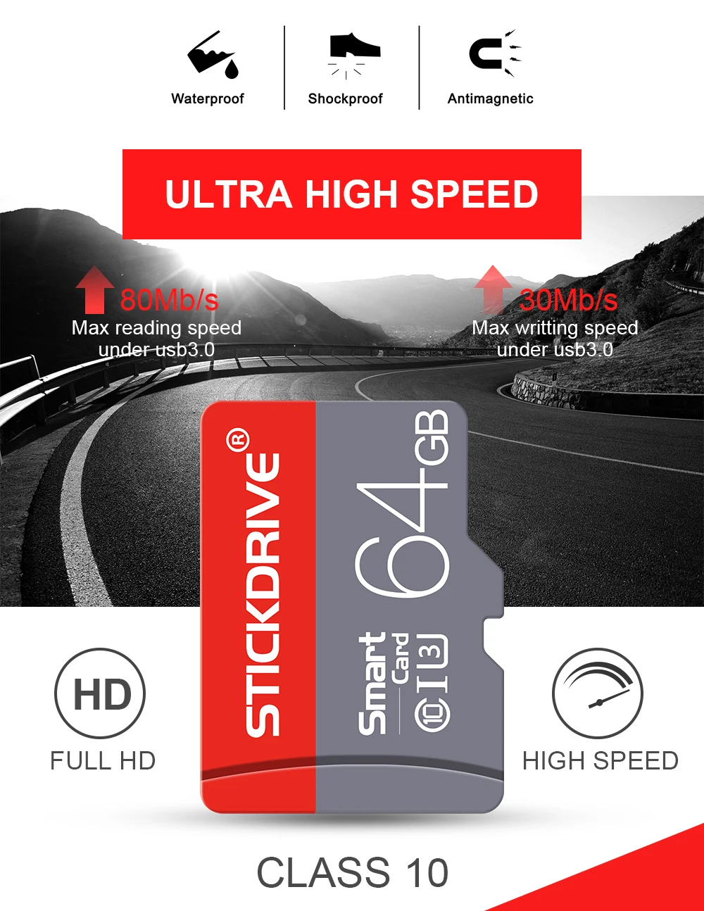 Micro SD карта памяти 8-128 ГБ класс 10 8-256 | Компьютеры и офис