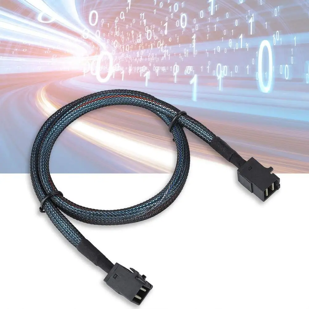 

Internal Mini-SAS Cable SFF-8643 to SFF-8643 Cable Comply with SAS 3.0 12G 1Meter 1 Meter
