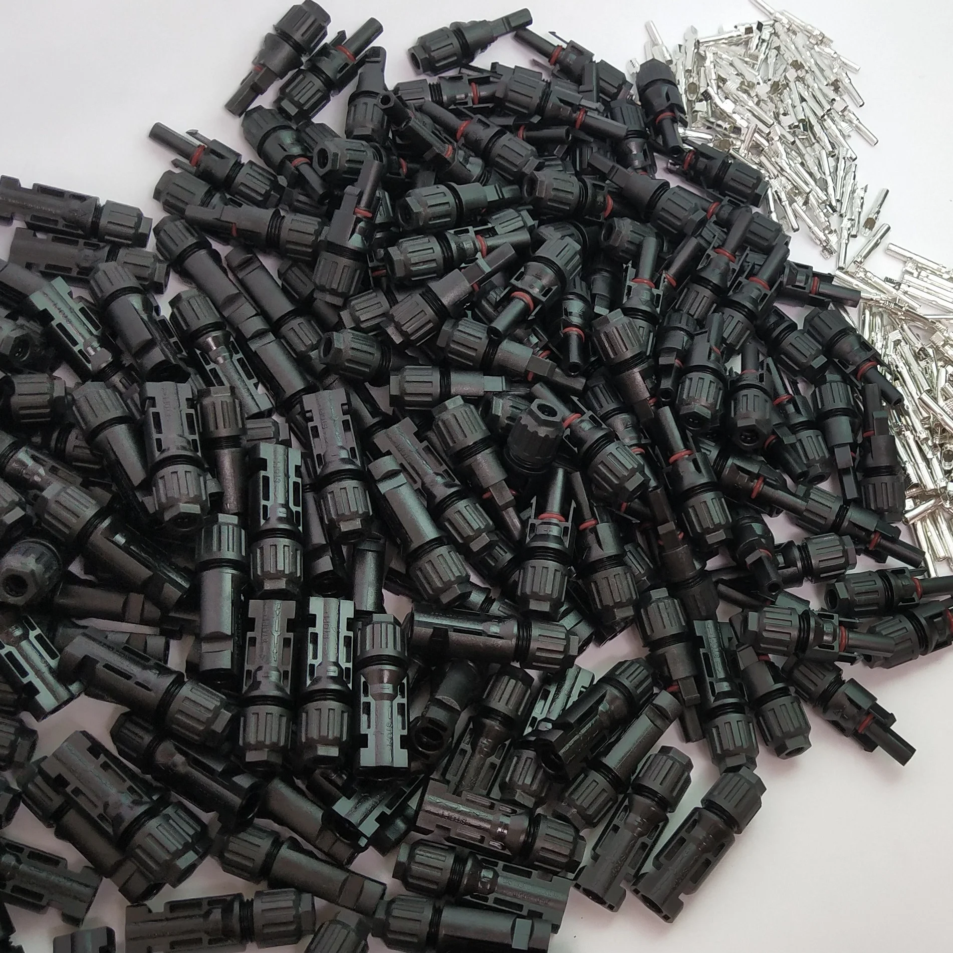 500 парт/Лот 1000 шт. Папа + мама M/F комплект солнечных разъемов для PV панелей кабель