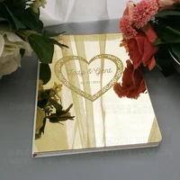guest book wedding guestbook personalized engrave carve mirror blank favor custom names date cover gift signature decor g022