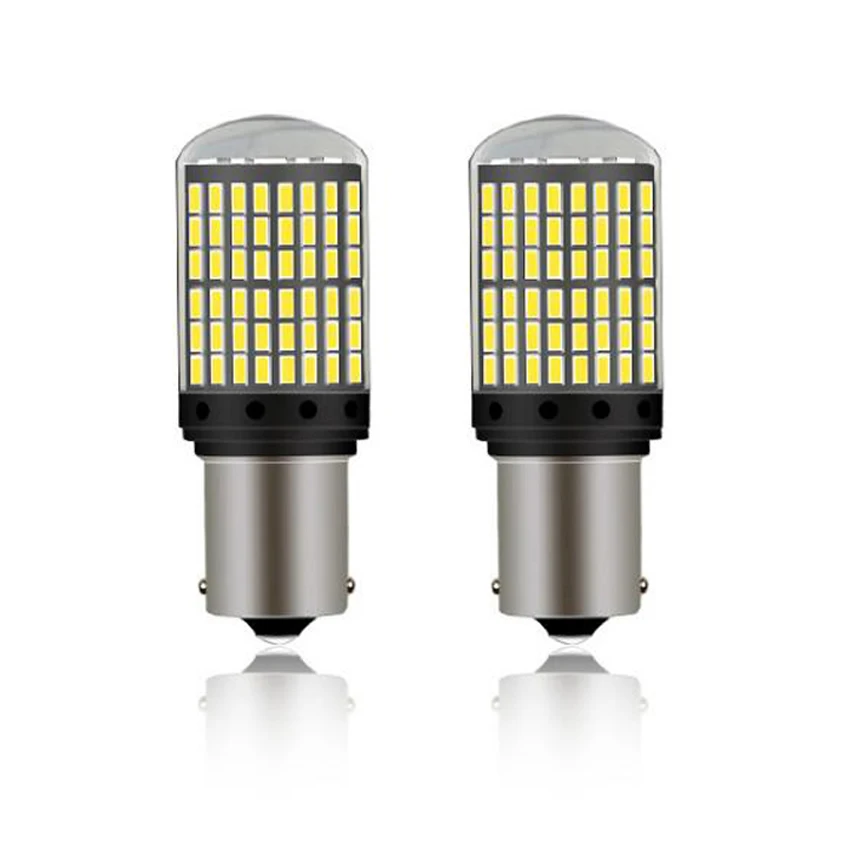 Светодиодная лампа для парковки 1157 Bay15d BA15S 1156 P21w Auto P21/5W 12V 3528 ChipsRed Yellow|Сигнальная
