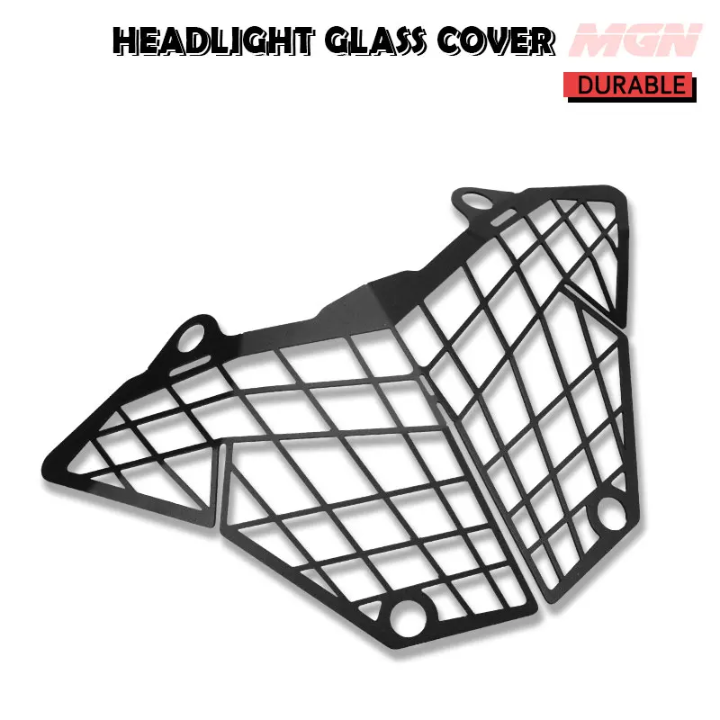 

For KAWASAKI Versys-X 300 KLE X300 Versys KLE300 Motorcycle Headlight Head Light Guard Protector Cover Protection Grill 17-21