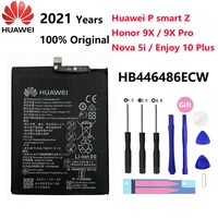 100 original 4000mah hb446486ecw phone battery for huawei p20 lite 2019 p smart z stk lx1 ane al00 tl00 ane lx1 lx2 lx3
