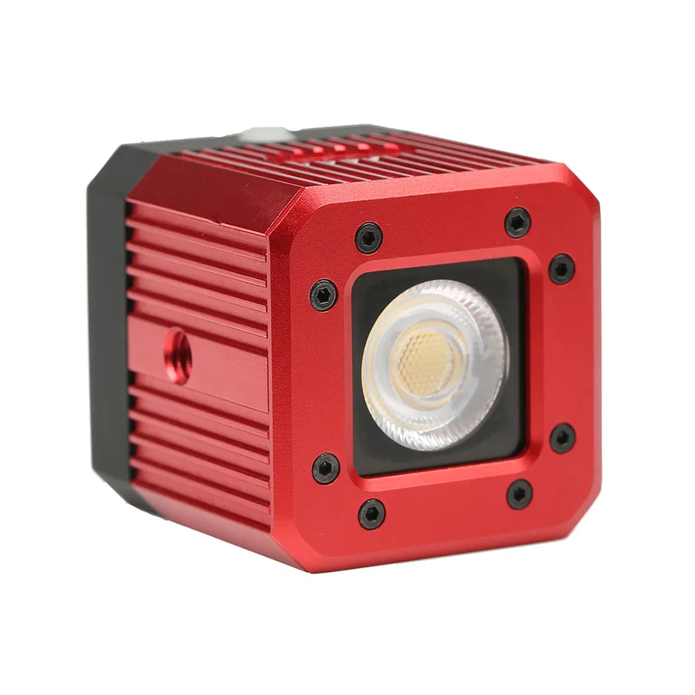 Алюминий сплав Водонепроницаемый куб светодиодный видео светильник 5600K Дайвинг