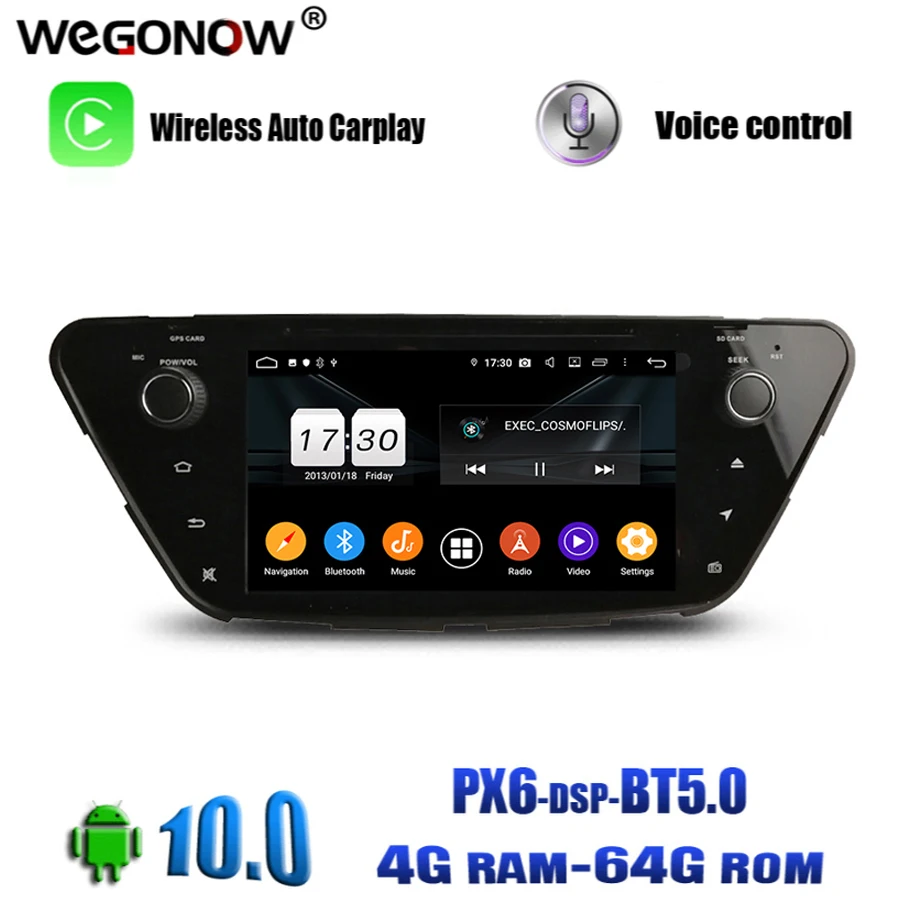 DSP TDA7851 Android 10 0 8 Core 4 Гб Оперативная память 64 Встроенная автомобильный DVD плеер GPS