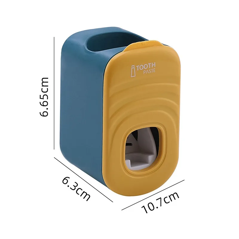 

Automatic Toothpaste Dispenser Squeezer Toothpaste Tooth Dust-proof Toothbrush Holder Wall Mount Stand Bathroom Accessories Set