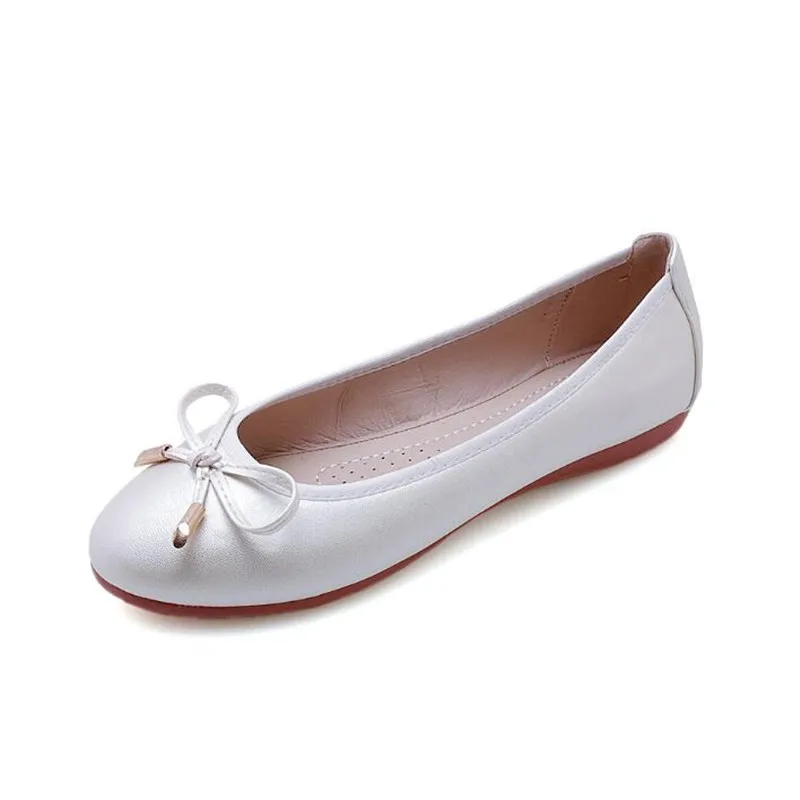 

2021 New Flat Bottom Shallow Mouth Light Casual Soft Design Shoes Girl Flat New Women Shoes Fashion Round Head Girl 34-43