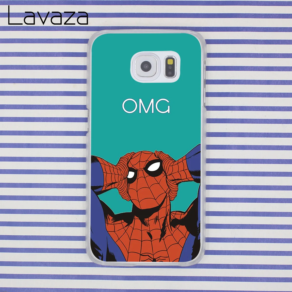 Lavaza с героями комиксов Марвел Жесткий Чехол для телефона samsung Galaxy J1 J2 J3 J4 J5 2016/2017 J6