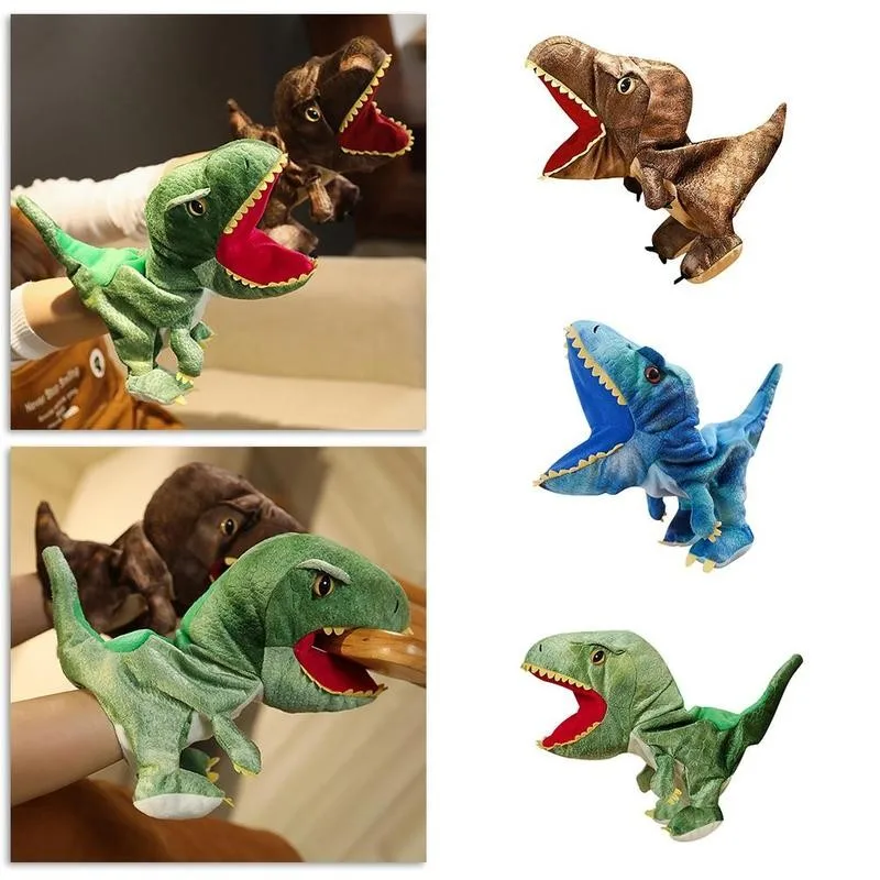 

1pc Dinosaur Hand Puppet Movable Mouth For Role Play Plush Toys Hand Plush Toys Puppet Dinosaur Toy For Kids Hand Puppet Gi U0D4