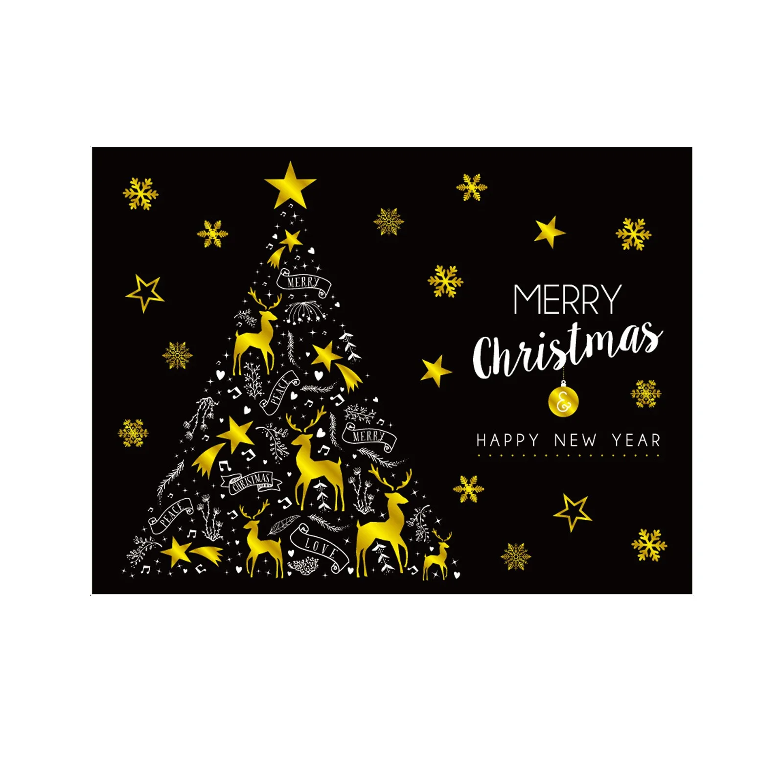 

1 Set of Stickers Planner Calendar Merry Christmas Wall Art Removable Home Vinyl Window Wall Stickers Decal Decor