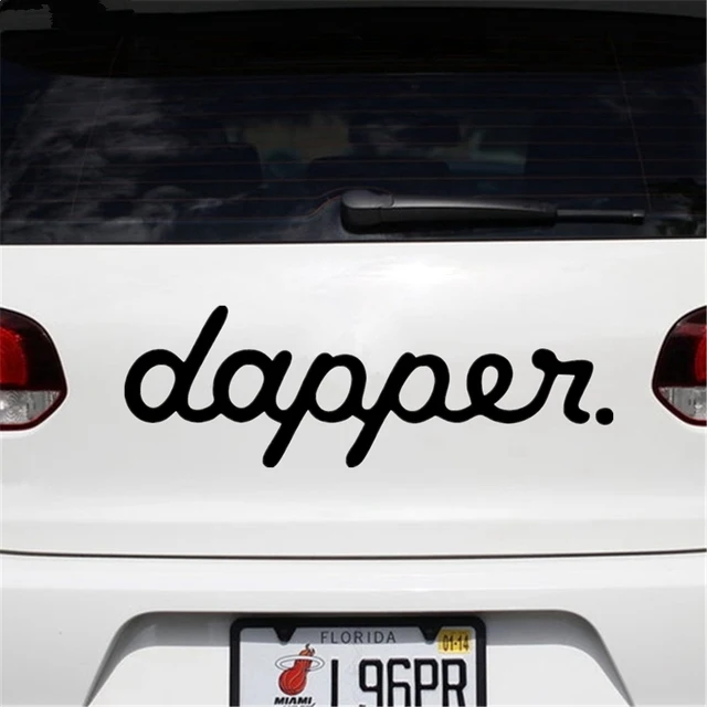 

JDM dapper. Автомобильная виниловая наклейка, автомобильная наклейка, водонепроницаемые наклейки на автомобиль, грузовик, бампер, заднее окно, б...