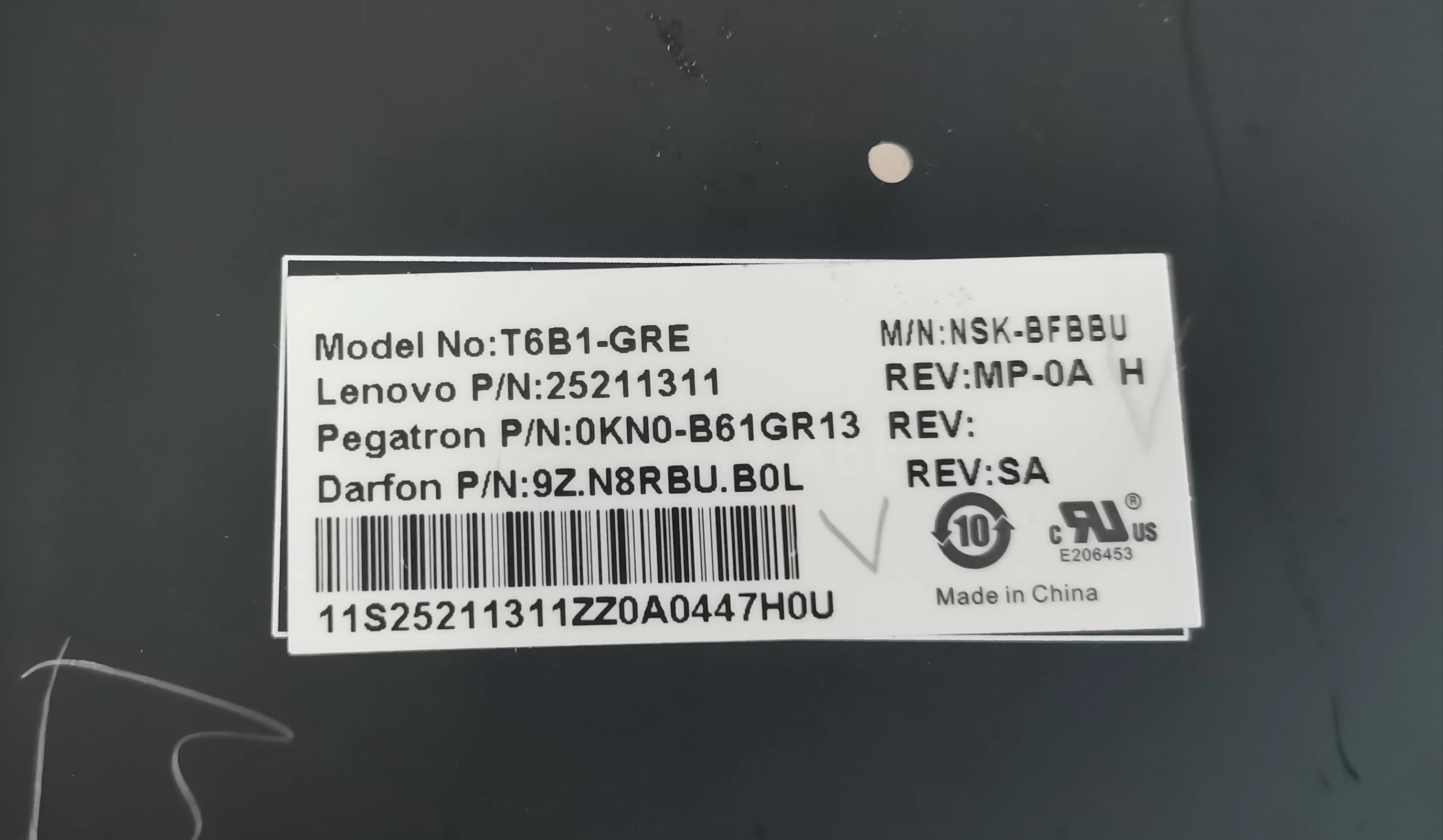 Новый Для Lenovo U510 Z710 GK язык подсветкой клавиатуры ноутбука FRU T6B1-GRE 25211311 9Z. N8RBU.B0L |