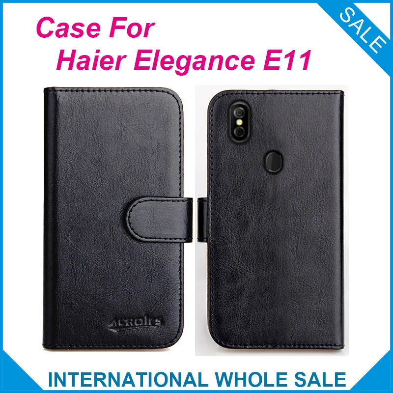 Оригинал! Чехол-книжка Haier Elegance E11 кожаный чехол-бумажник 6 цветов с отделениями
