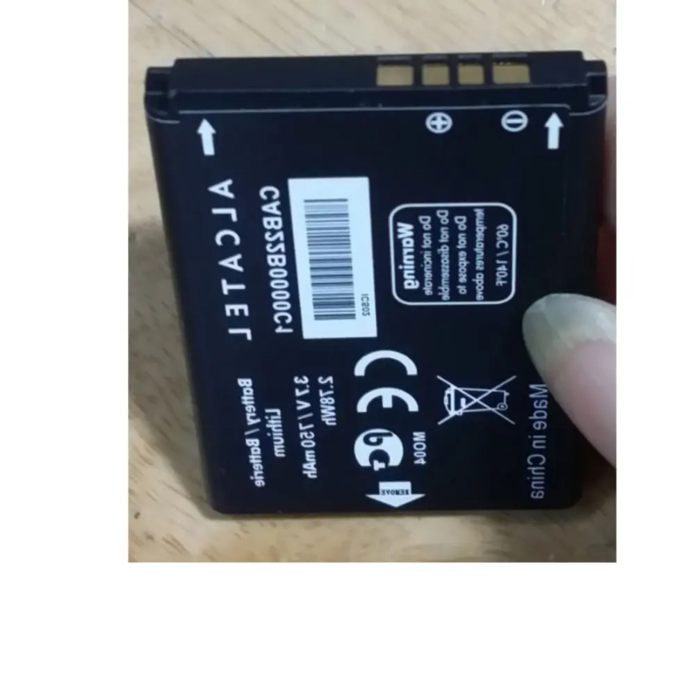 Аккумулятор CAB22B0000C1 CAB0400000C1 CAB2170002C1 для Alcatel One Touch 1008 1009X 1016D 1035D 1040D 101010d 1010X