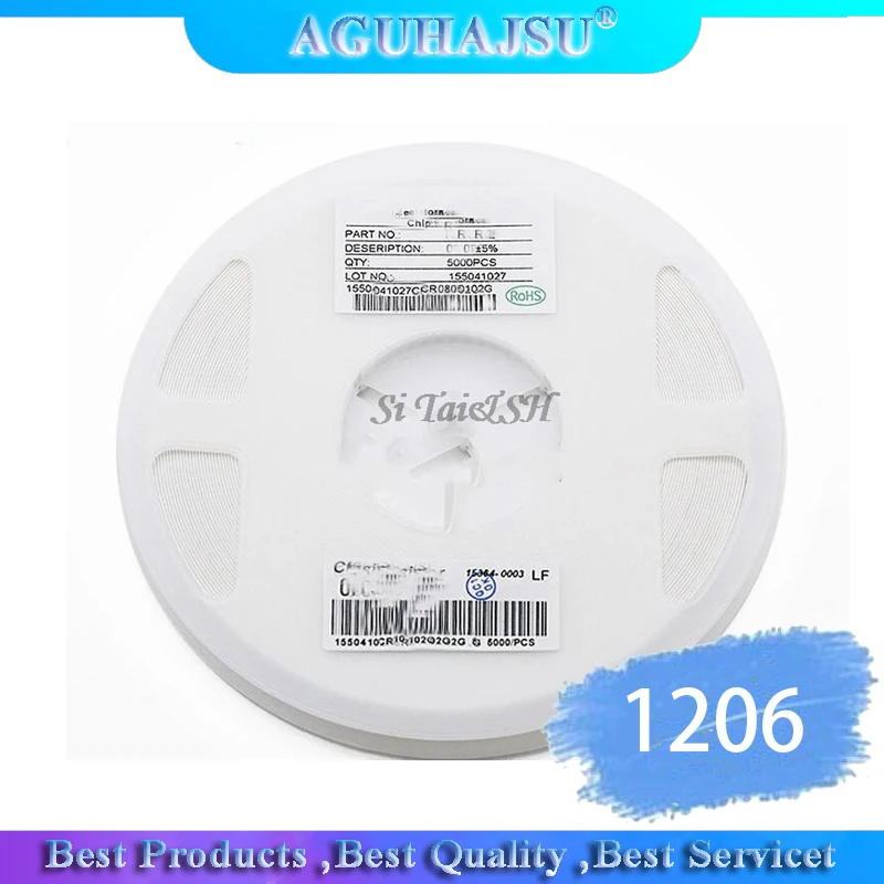 100 шт. 1206 SMD резистор 1% 470 Ом Чип 0 25 Вт 1/4 470R 471 | Электронные компоненты и