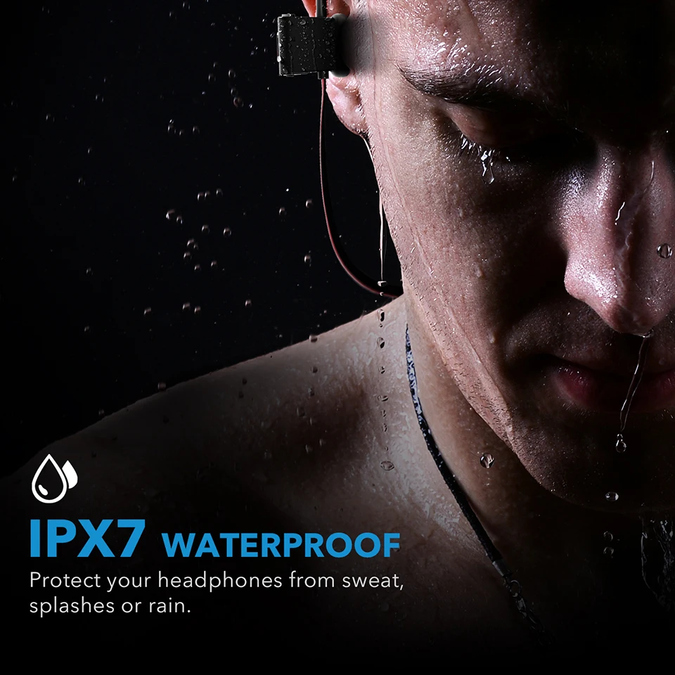 Mpow пламя Bluetooth наушники IPX7 водонепроницаемые беспроводные наушники-вкладыши HiFi стерео спортивные наушники с микрофоном чехол для переноски