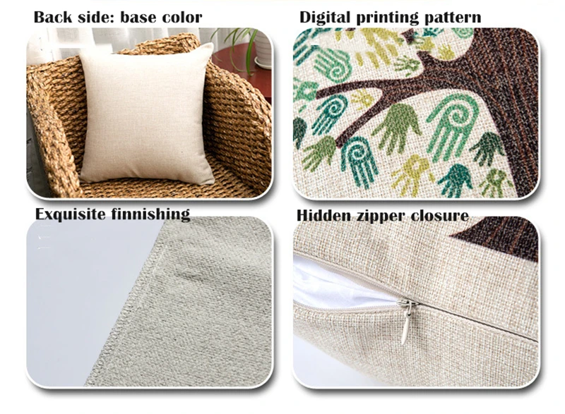 New Super Quality Thicken Linen Cotton Perfume Bottles Flowers Cushion Cover Sofa Throw Pillow Cover Decorative Christmas Pillow