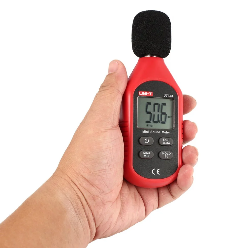Uni-t ut353. Прибор для измерения громкости звука. Цифровой измеритель шума. Показание шумомера Uni-t UT 353 0l. Децибел прибор