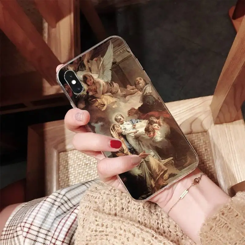 MaiYaCa Renaissance art Painting Phone Case for iphone 13 11 12 pro XS MAX 8 7 6 6S Plus X 5S SE 2020 XR case