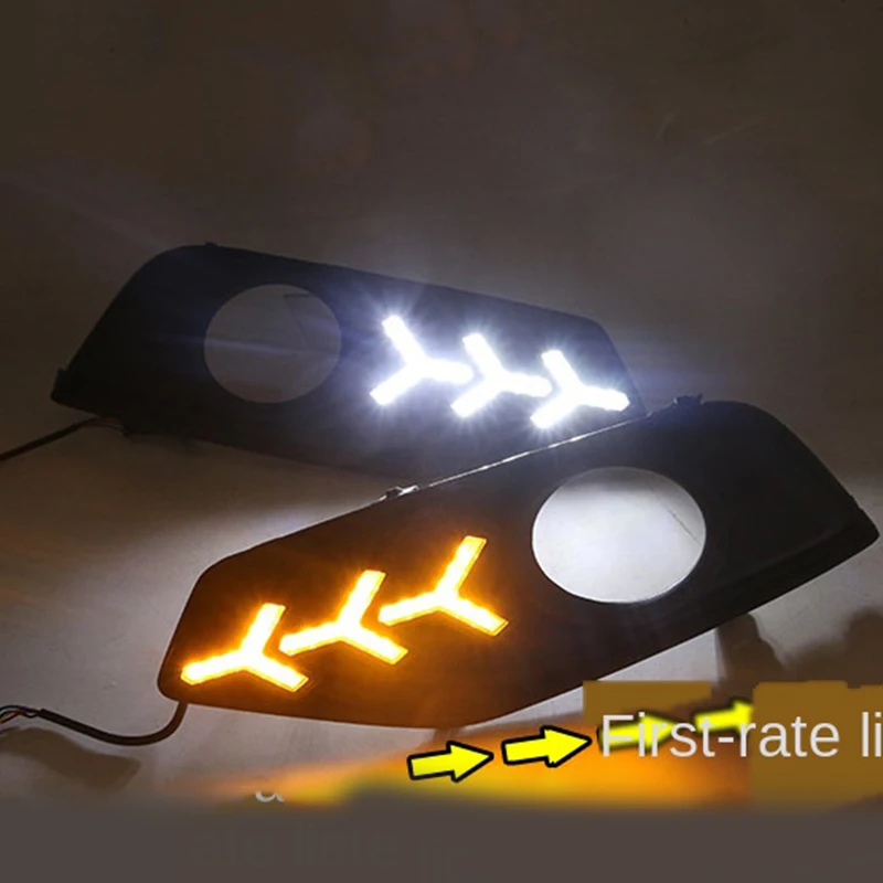 1 Пара Авто Светодиодный дневной светильник лампы DRL Противотуманные фары для Nissan