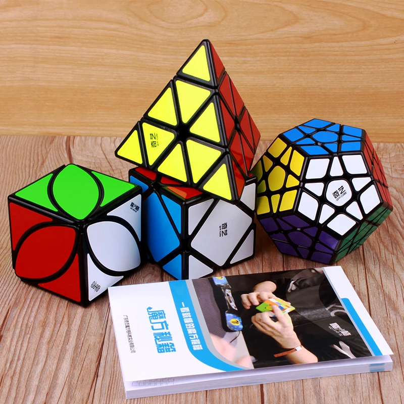 Qiyi Mofangge 4 шт./компл. набор магических кубиков подарок 2x2 3x3x3 4x4x4 5x5x5