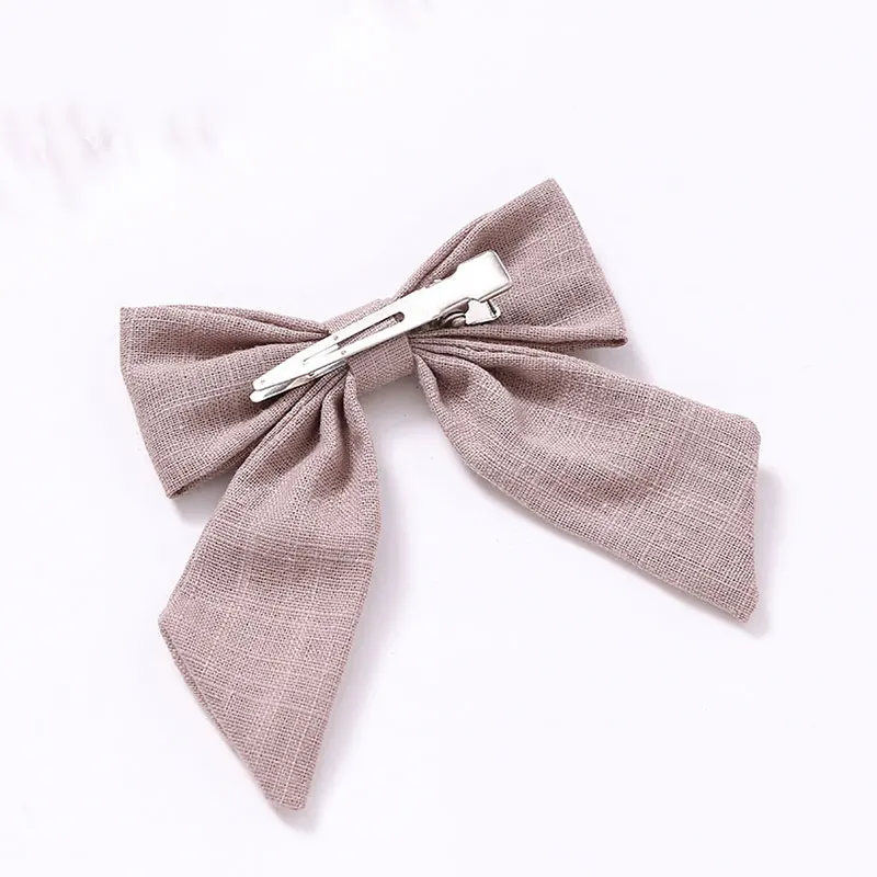 Long Tail Bow Hair Clips Barrettes Hairpins Grips Girls Women Cute Sweet Hair Accessories Headwear