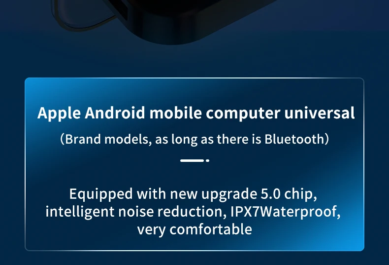 Новые мини Bluetooth беспроводные 5,0 наушники спортивные HIFI стерео HD микрофон музыка Handfree IPX7 водонепроницаемый для смартфона