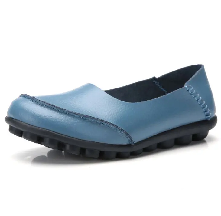 Модная 2019 комфортная мягкая натуральная кожа Повседневная дышащая обувь для