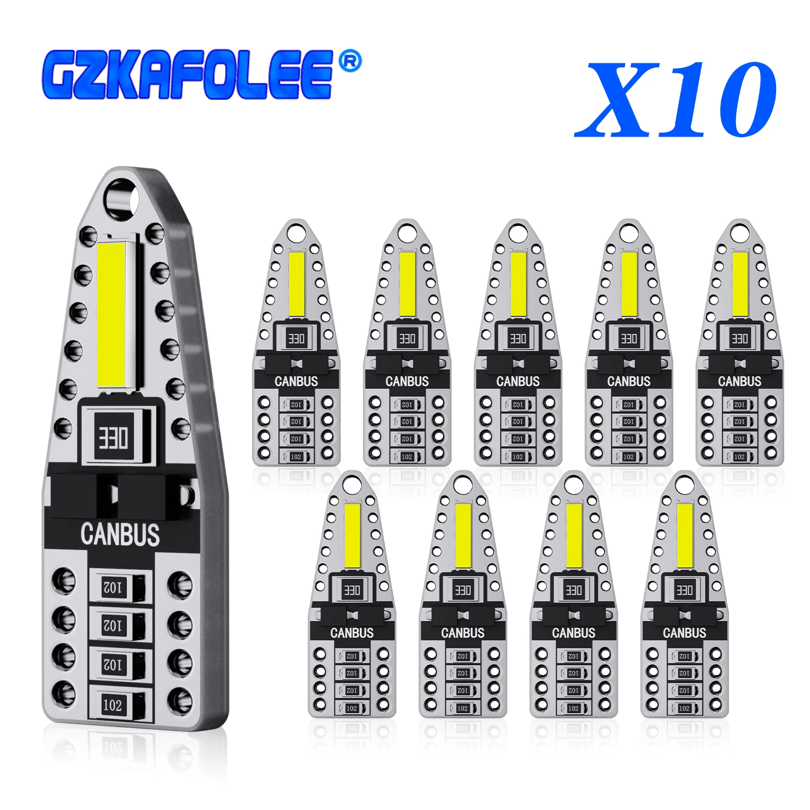 

Автомобильная светодиодная лампа W5W T10 canbus, автомобильная лампа 168 194, белые лампы, сигнальная лампа, купольная лампа для чтения номерного зна...