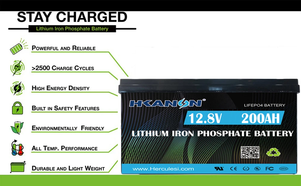 Bateria12.8V 200AH LiFePO4 12V 200Ah литий железо фосфат аккумулятор для RV солнечной морской вне