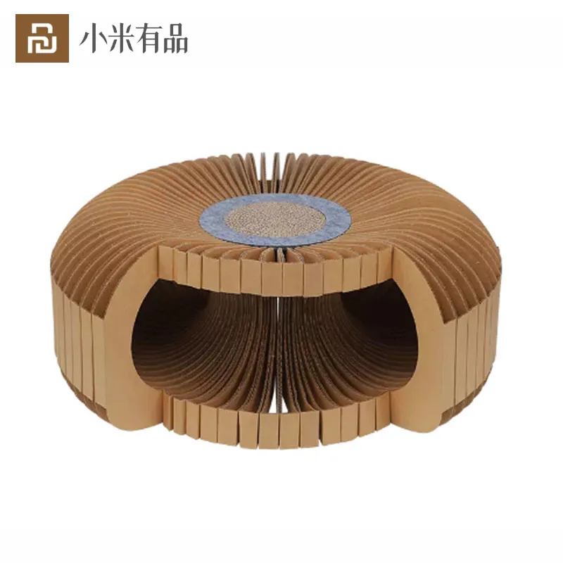 

Youpin Pet DIY Corrugated Cat Nest Cat Scratch Board Claw Sharpener Supplies Wear-Resistant Sofa Box Cat Tickle House Toys