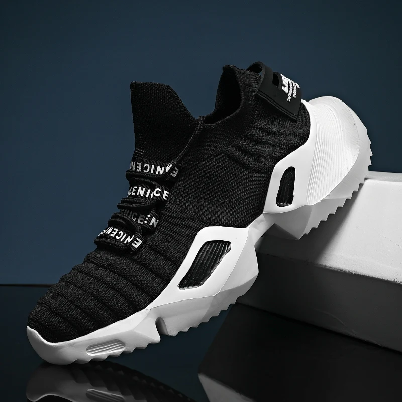 Men's Casual Shoes for Man Sneakers Durable Outsole Trainer Zapatillas Deportivas Hombre Fashion Sport Running Shoes Plus SIZE