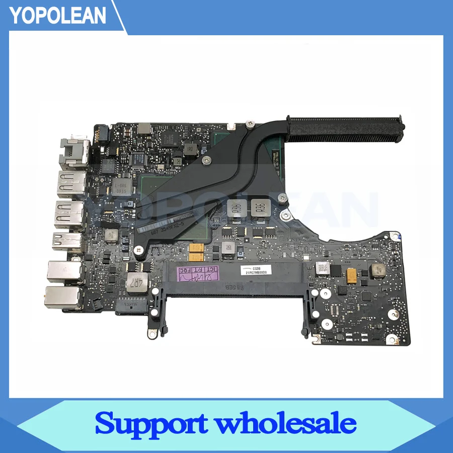 Материнская плата Core 2 Duo P8600 4 ГГц материнская с радиатором для Macbook 13 дюймов A1278 820