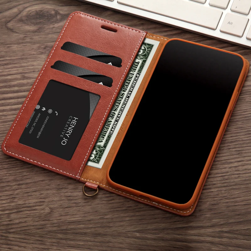 Магнитный флип чехол для iphone X 11 12 XS Max XR 7 8 Plus джинсовая ткань искусственная кожа