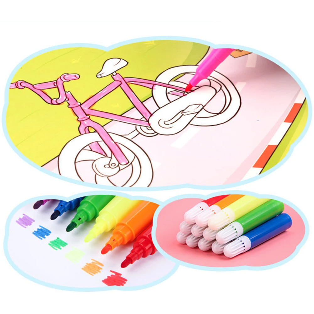 Акварельная ручка мелки Детские художественные цветные карандаши масляные