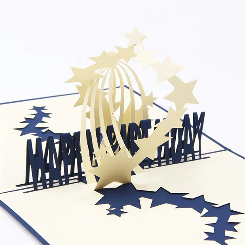 Новые креативные поздравительные открытки Звездные подарочные с рисунком