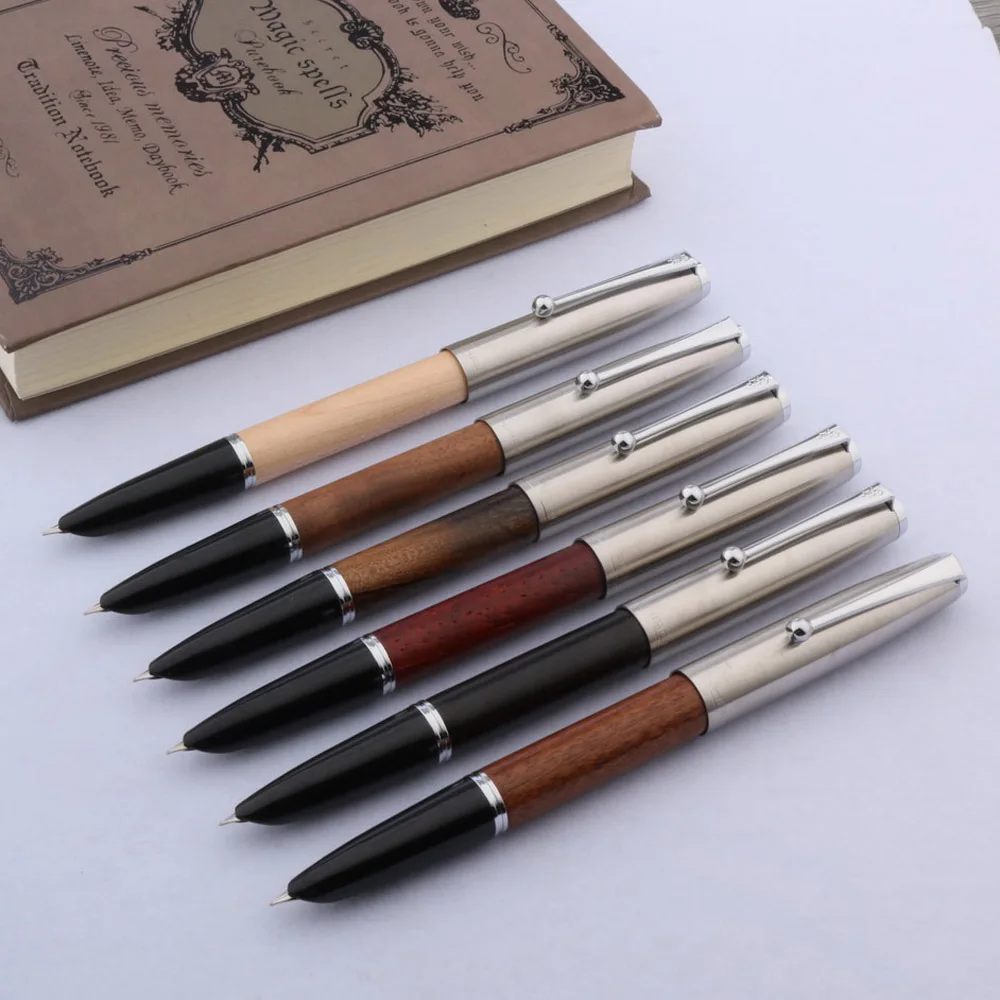 Высокое качество JINHAO classic 51-A авторучка серая Аврора акриловая деревянная