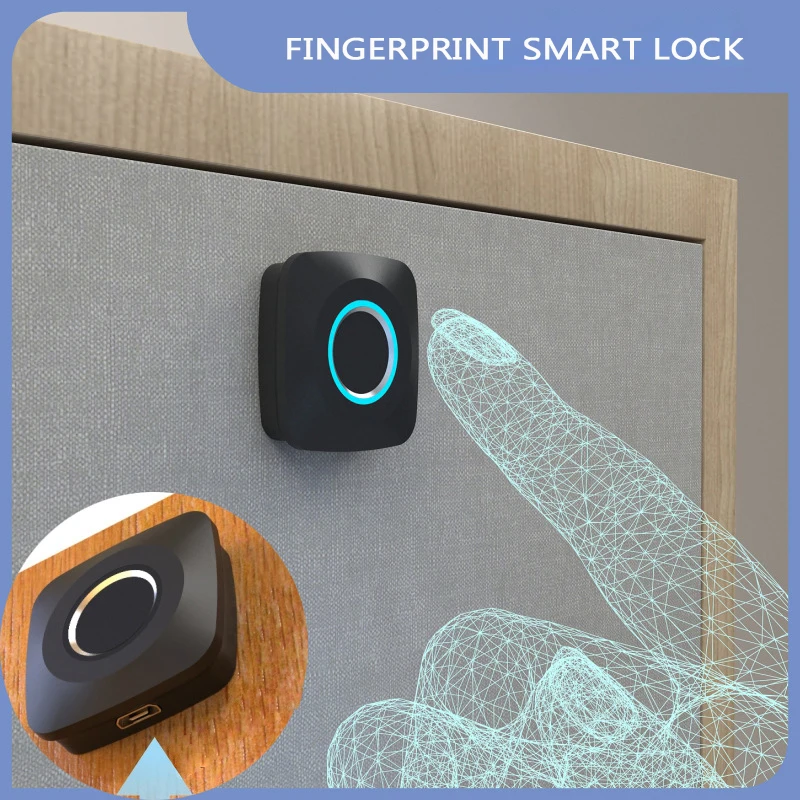 

Smart drawer fingerprint lock Locker lock Household chest lock cabinet lock anti-theft lock desk lock fingerprint lock