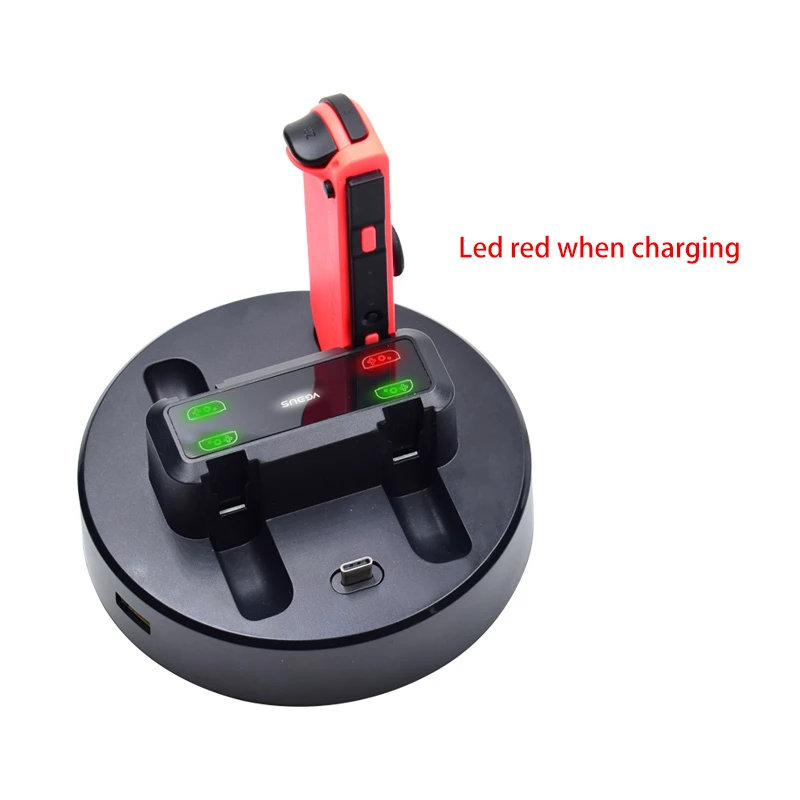 Switch Pro Controller Charger Dock Stand 2 USB Port For Nintendo Joy Con Gamecube Mini Portable |