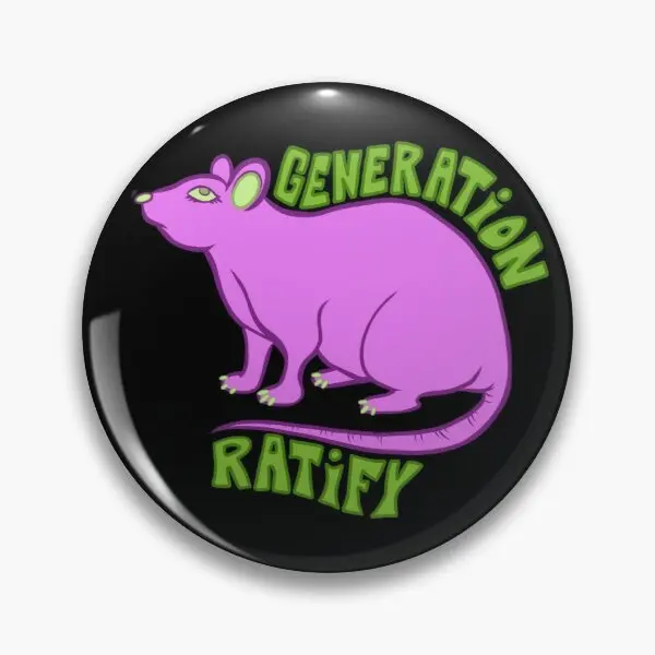 

The Gen Rat Lola Soft Enamel Pin Hat Cute Metal Clothes Women Fashion Badge Creative Funny Brooch Lapel Pin Cartoon Jewelry