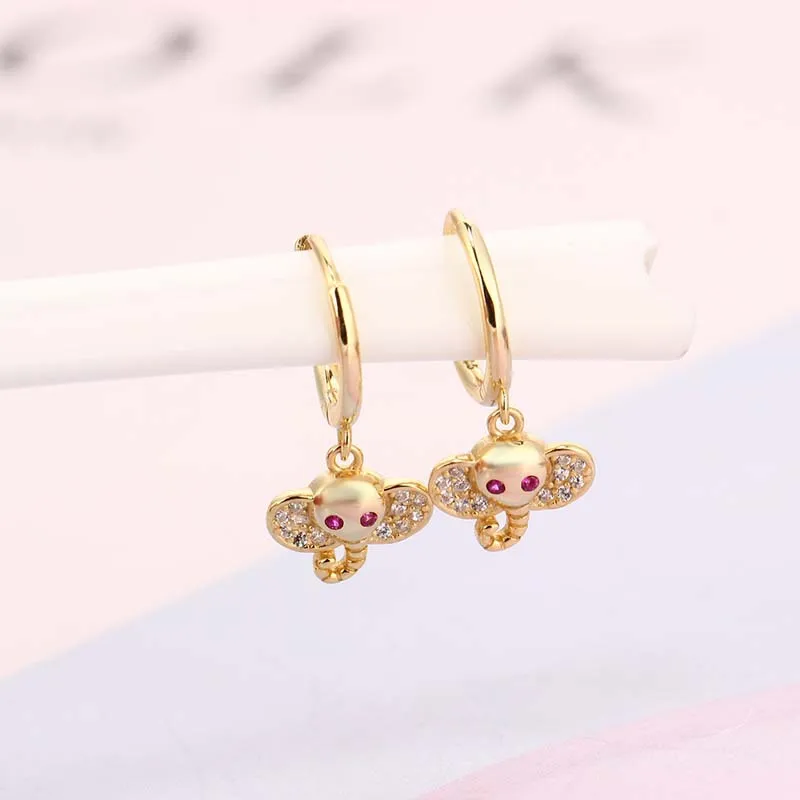 

VENTFILLE 925 Sterling Silver New Product Earrings, Light Luxury Elephant Earrings, Women's Fashion Hundred Matching Accessories